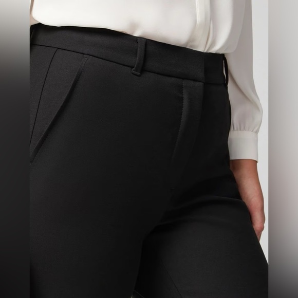 White House Black Market Classic Black Straight Leg Trousers - Picture 3 of 7